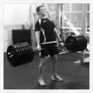 Josh Deadlifting (We love our policeman, thanks for the great job you do!)