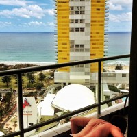 Dave W on honeymoon in Gold coast and working hard!