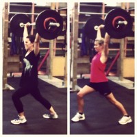 You would never have guessed this was the first time Alice and Geneva were performing clean+jerk. Great work ladies!